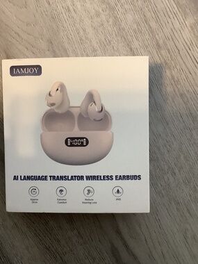 AI Language Translator wireless earbuds